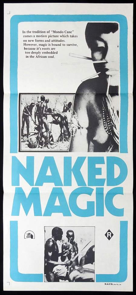 NAKED MAGIC 1975 aka SHOCKING CANNIBALS Daybill Movie poster