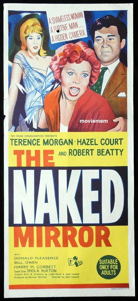 THE NAKED MIRROR Original Daybill Movie Poster Terence Morgan Hazel Court