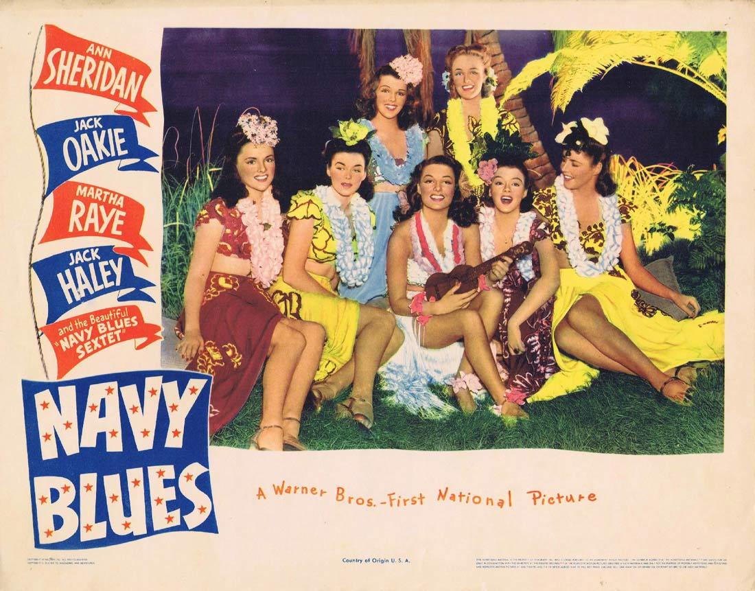 NAVY BLUES Lobby card Ann Sheridan Jack Oakie Jack Haley 1941