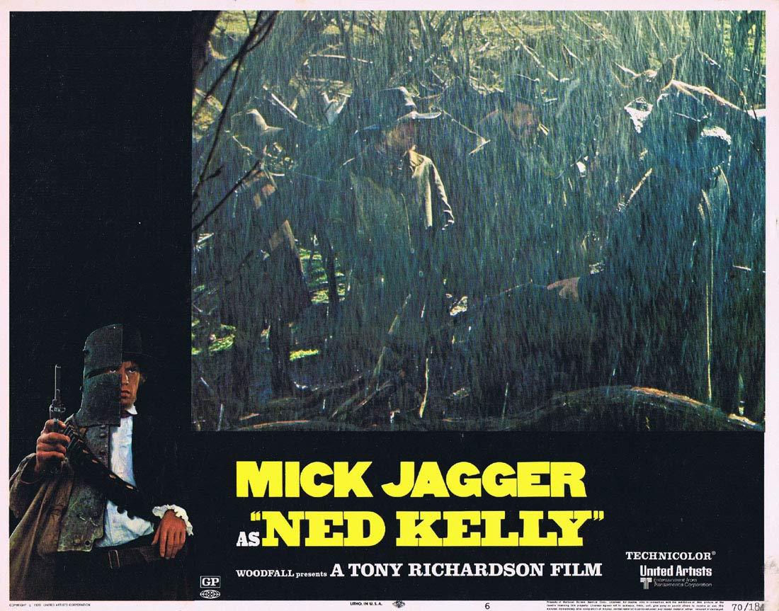 NED KELLY Original US Lobby Card 6 Mick Jagger Bushranger