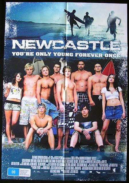 NEWCASTLE Movie Poster 2008 Surfing Australian One sheet