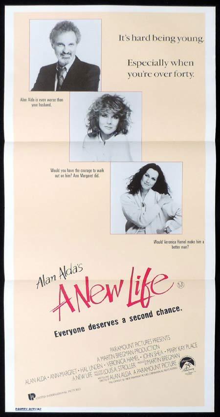 A NEW LIFE Original Daybill Movie Poster Ann-Margret Alan Alda