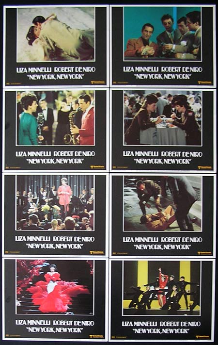 NEW YORK NEW YORK 1977 Robert De Niro Liza Minnelli Lobby card set