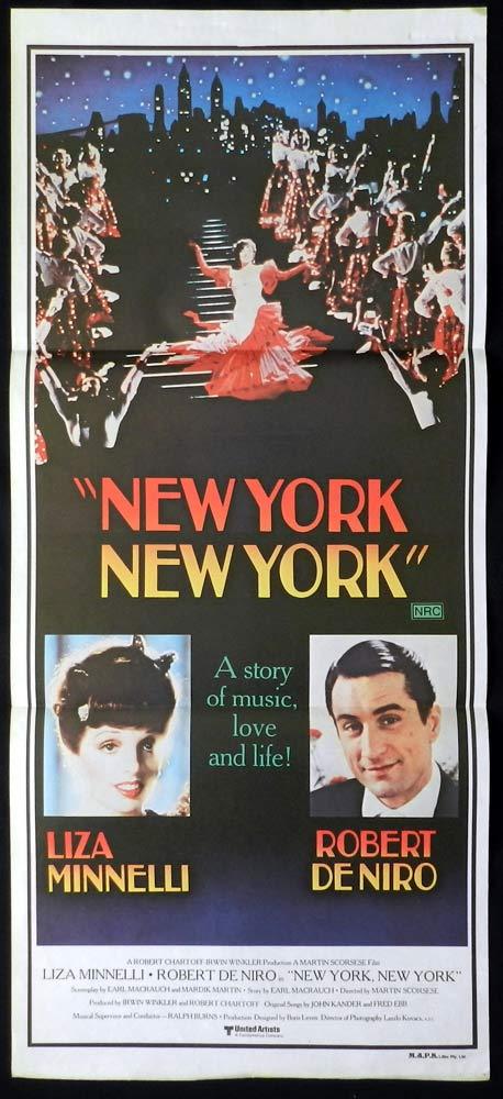 NEW YORK NEW YORK Original Daybill Movie poster Liza Minnelli