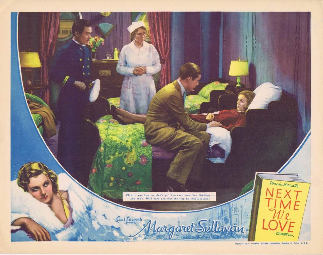 NEXT TIME WE LOVE Vintage Lobby Card 1936 Margaret Sullavan James Stewart Ray Milland