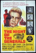 NIGHT OF THE GENERALS One Sheet Movie Poster Peter O'Toole