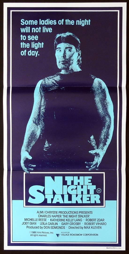 THE NIGHT STALKER Original Daybill Movie Poster Charles Napier Horror