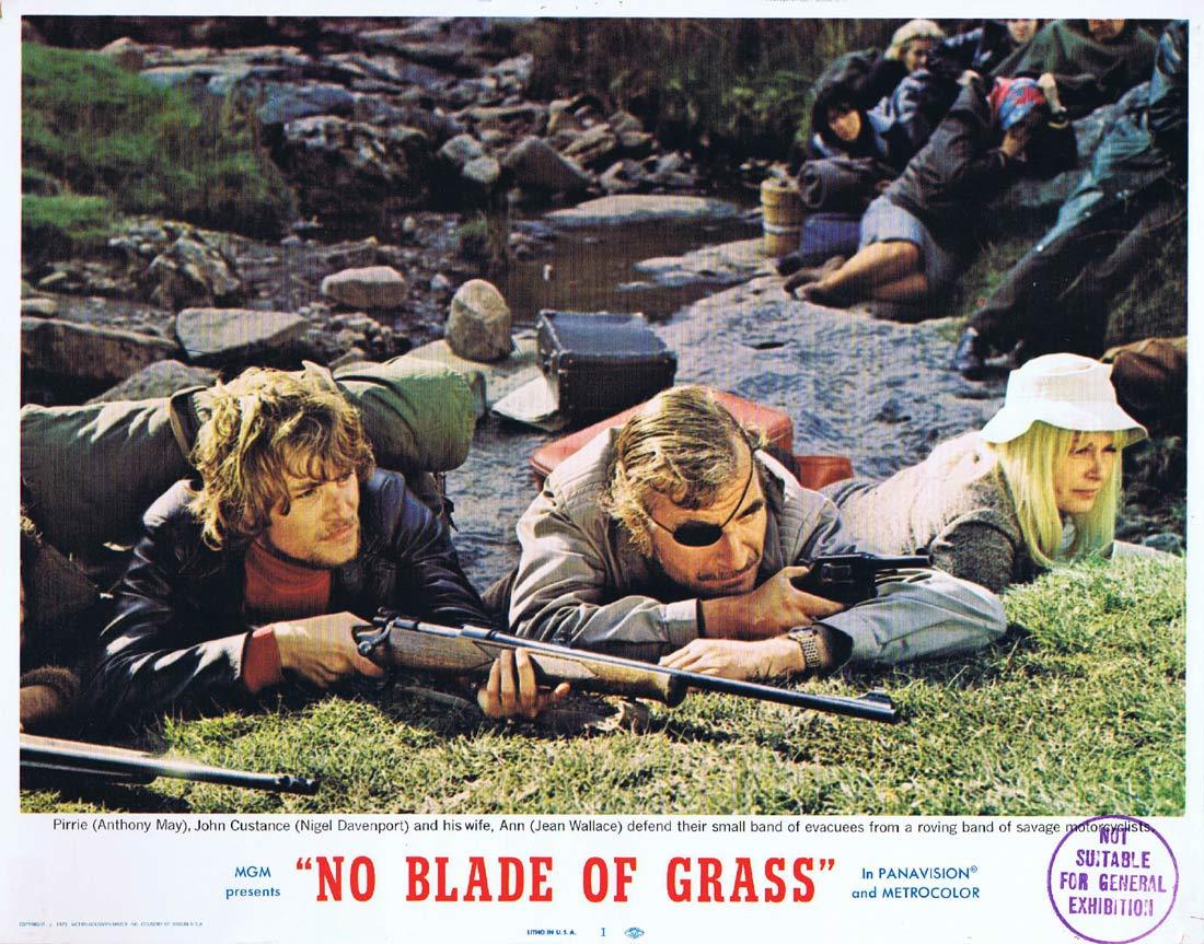 NO BLADE OF GRASS Lobby Card 1 Nigel Davenport Jean Wallace