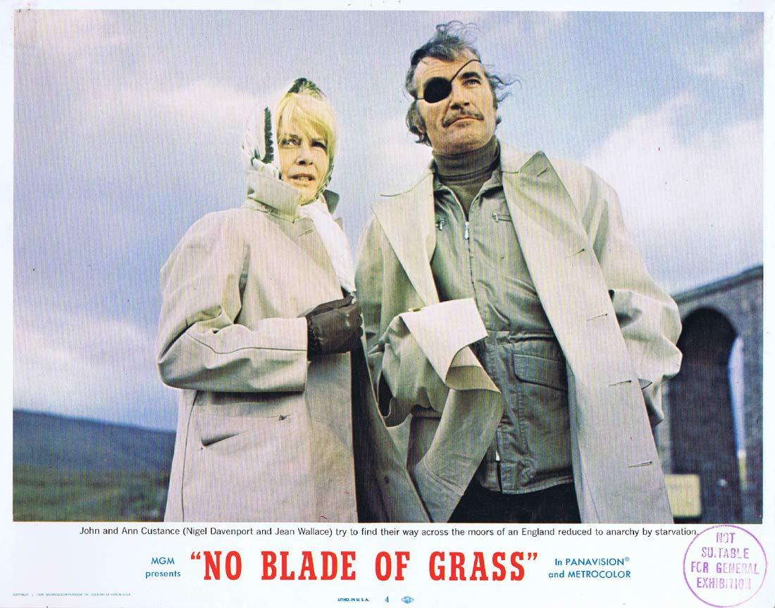 NO BLADE OF GRASS Lobby Card 4 Nigel Davenport Jean Wallace