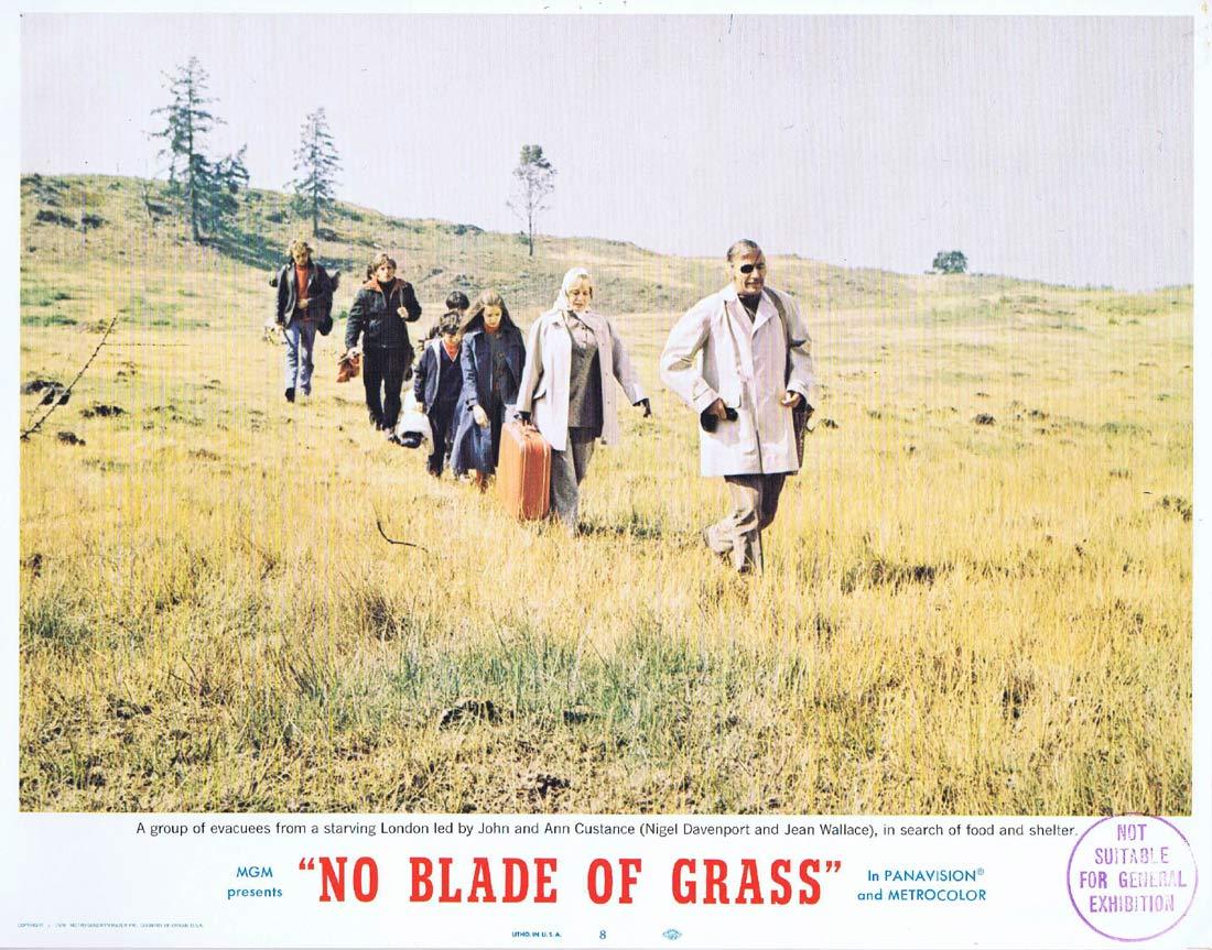 NO BLADE OF GRASS Lobby Card 8 Nigel Davenport Jean Wallace