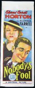 NOBODY'S FOOL Long Daybill Movie Poster Edward Everett Houghton