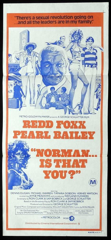 NORMAN IS THAT YOU Original Daybill Movie Poster Redd Foxx Pearl Bailey Motown