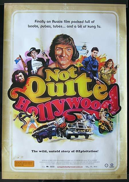 NOT QUITE HOLLYWOOD Movie Poster 2008 Mark Hartley Australian one sheet
