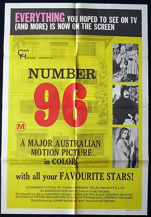 NUMBER 96 One sheet Movie poster Johnny Lockwood Australian TV