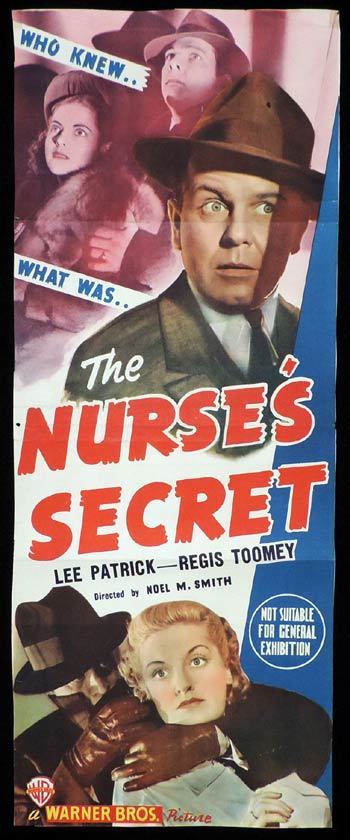 THE NURSE’S SECRET Long Daybill Movie poster Lee Patrick Regis Toomey
