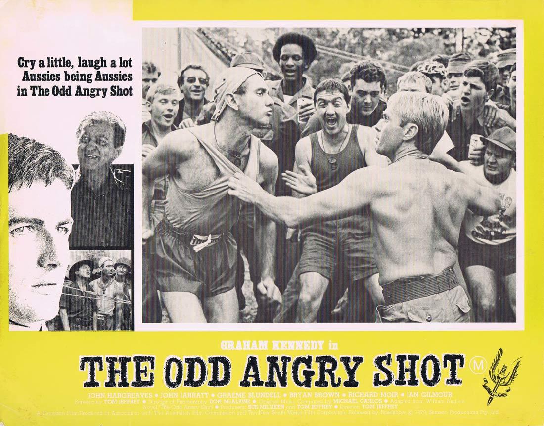THE ODD ANGRY SHOT Australian Lobby Card 5 Vietnam Graeme Blundell