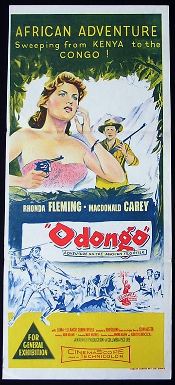 ODONGO Daybill Movie Poster Rhonda Fleming