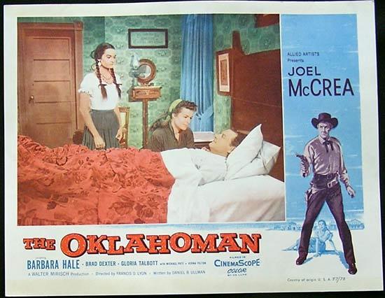 OKLAHOMAN, THE ’57 Joel McCrae US Lobby card #2