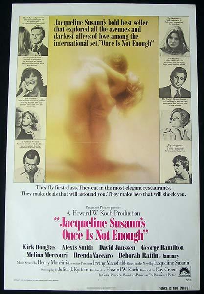 ONCE IS NOT ENOUGH Original One sheet Movie poster Jacqueline Susann