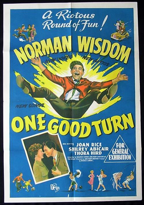 ONE GOOD TURN One Sheet Movie Poster Norman Wisdom