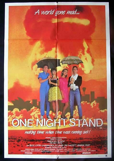 ONE NIGHT STAND 1984 Movie Poster John Duigan Australian One sheet Movie poster
