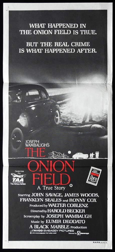 THE ONION FIELD Original Daybill Movie Poster John Savage James Woods