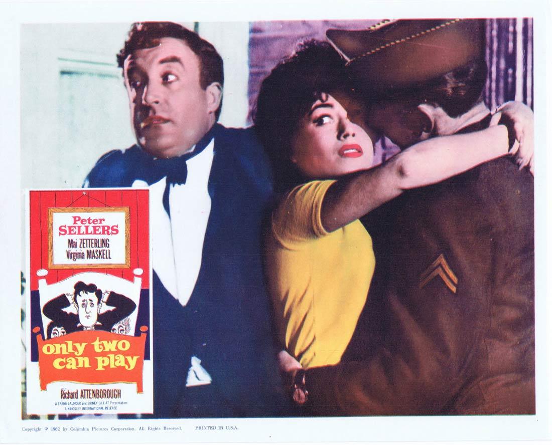 ONLY TWO CAN PLAY Lobby Card 4 Peter Sellers Mai Zetterling Virginia Maskell