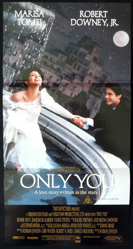 ONLY YOU Original Daybill Movie poster Marisa Tomei Robert Downey Jr