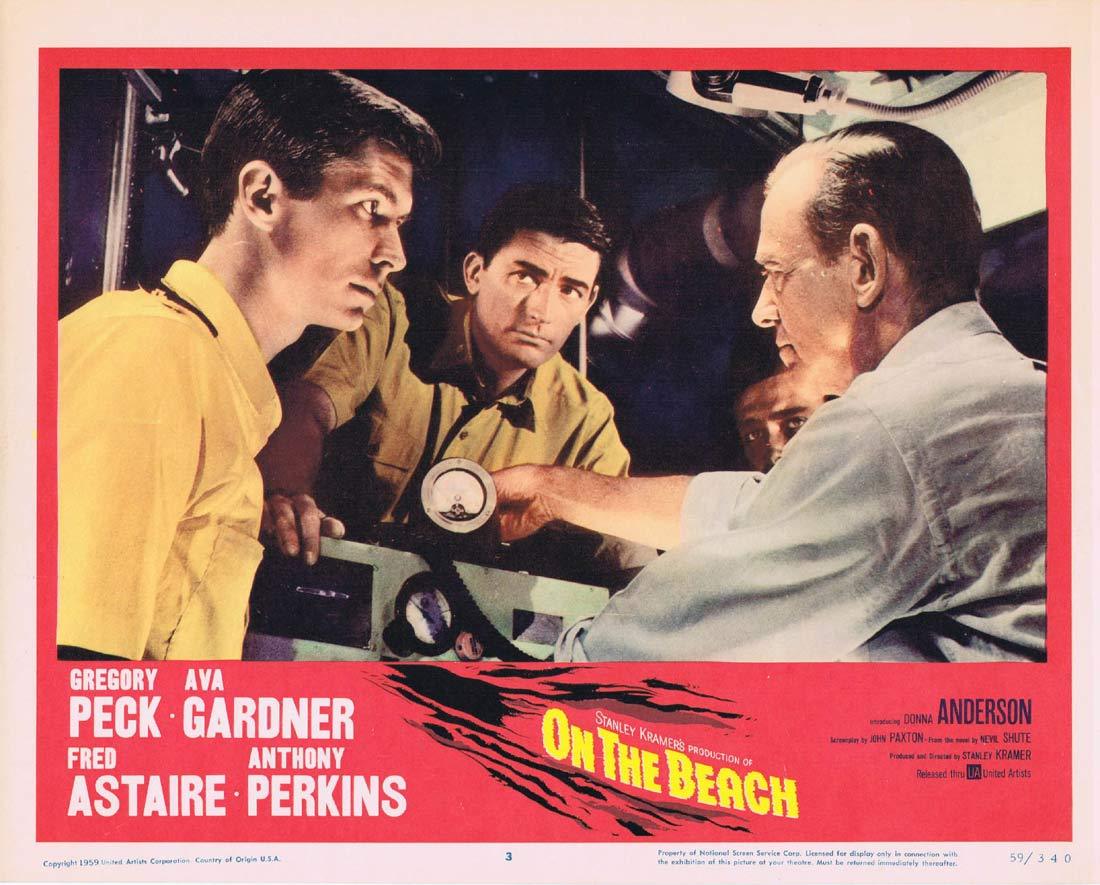 ON THE BEACH Lobby Card 3 Gregory Peck Fred Astaire Ava Gardner