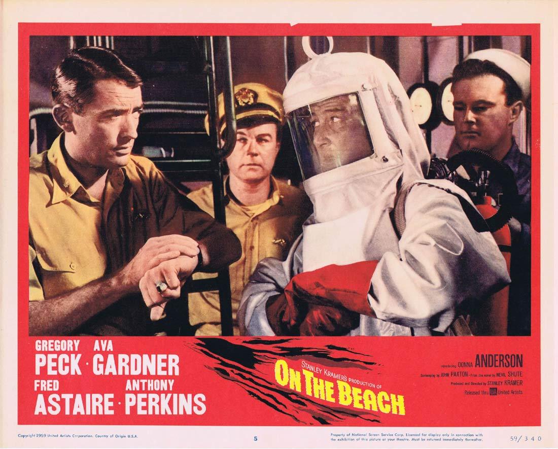 ON THE BEACH Lobby Card 5 Gregory Peck Fred Astaire Ava Gardner