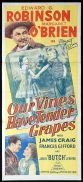 OUR VINES HAVE TENDER GRAPES Original Daybill Movie Poster Margaret O'Brien Autograph