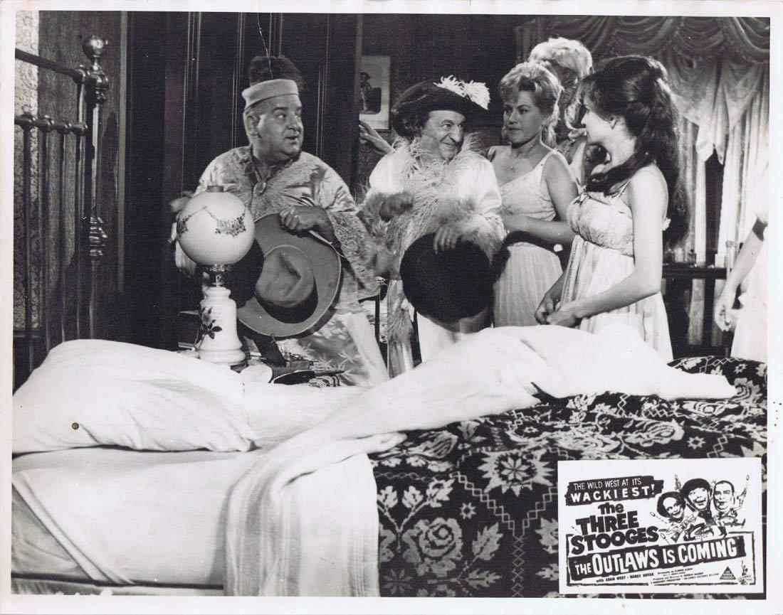 THE OUTLAWS IS COMING Australian Lobby Card 5 The Three Stooges