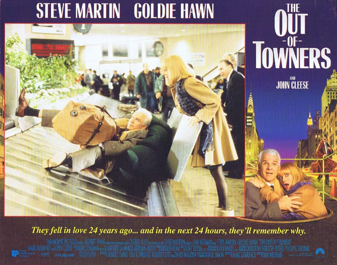 THE OUT OF TOWNERS Original Lobby Card 2 Steve Martin Goldie Hawn