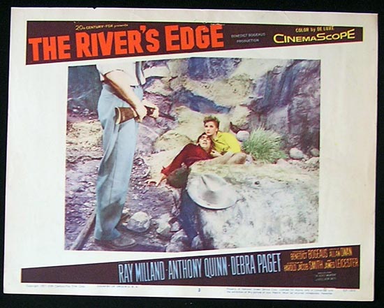 RIVER’S EDGE The ’57 Ray Milland Lobby Card #3