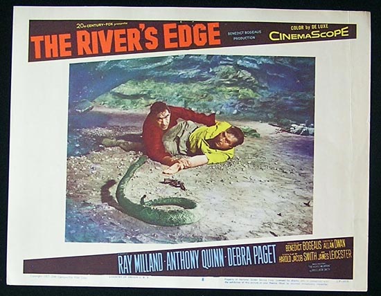 RIVER’S EDGE The ’57 Ray Milland Lobby Card #8