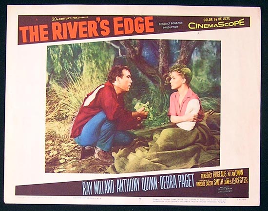 RIVER’S EDGE The ’57 Ray Milland Lobby Card #7