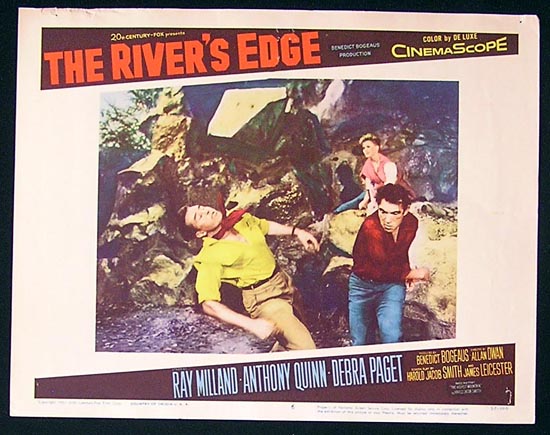 RIVER’S EDGE The ’57 Ray Milland Lobby Card #6