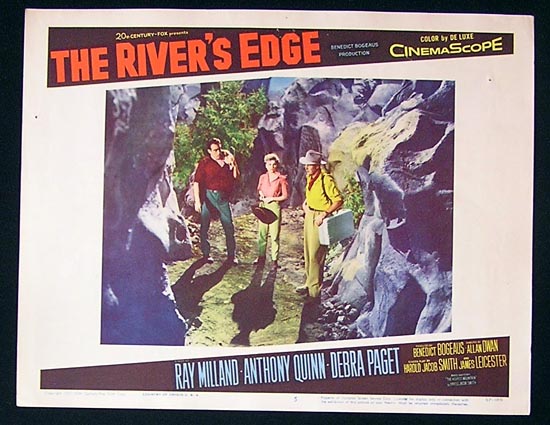 RIVER’S EDGE The ’57 Ray Milland Lobby Card #5