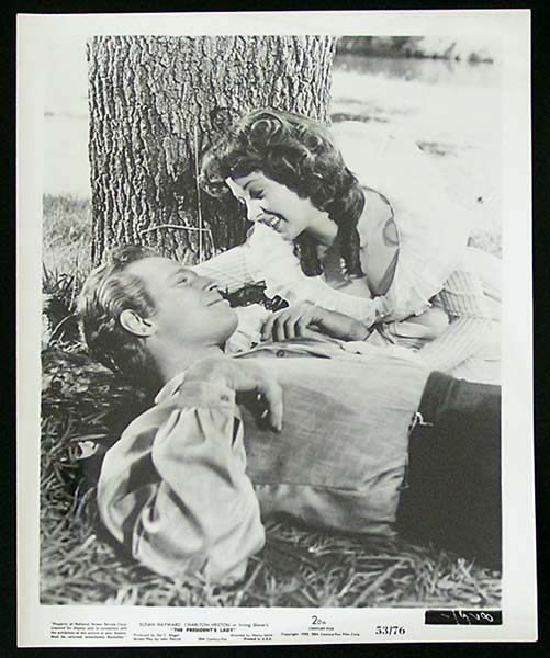THE PRESIDENT’S LADY ’53 Charlton Heston Susan Hayward RARE Original Movie Still #6
