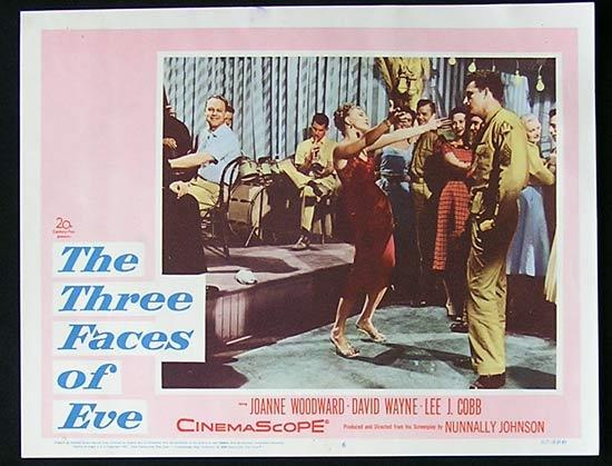 THREE FACES OF EVE Lobby Card 6 1957 Joanne Woodward