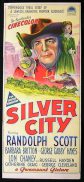 SILVER CITY aka Albuquerque Movie Poster 1948 Randoph Scott Richardson Studio RARE daybill