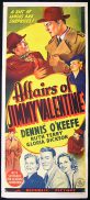 AFFAIRS OF JIMMY VALENTINE Daybill Movie Poster  1942 DENNIS O'KEEFE