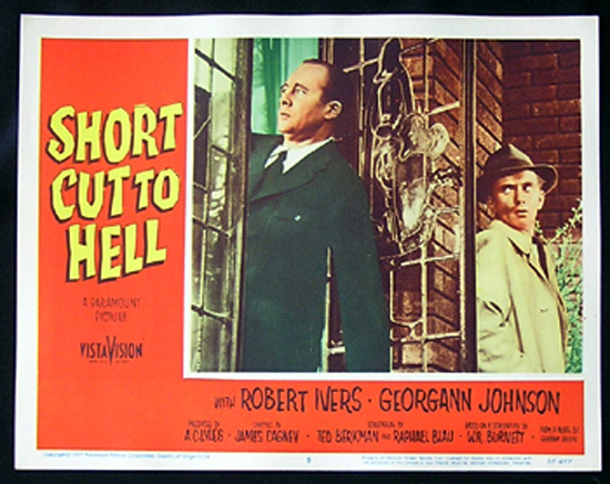 SHORT CUT TO HELL Lobby Card 5 1957 Robert Ivers Film Noir