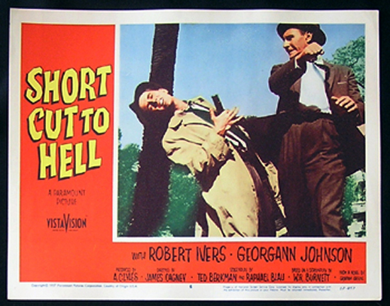 SHORT CUT TO HELL Lobby Card 6 1957 Robert Ivers Film Noir