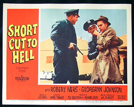 SHORT CUT TO HELL Lobby Card 8 1957 Robert Ivers Film Noir
