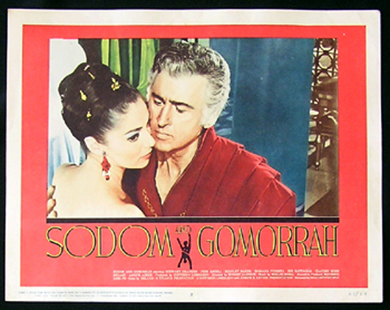 SODOM AND GOMORRAH Lobby Card 2 1963 Stewart Granger