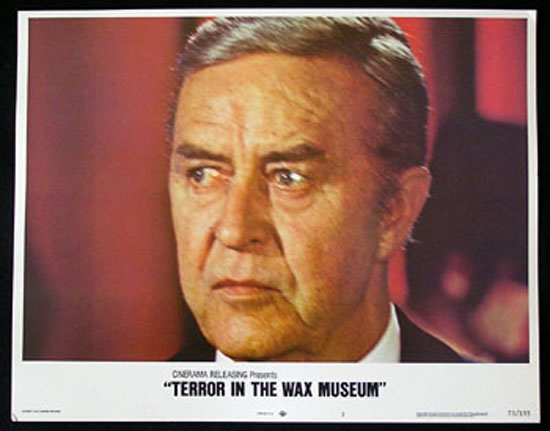 TERROR IN THE WAX MUSEUM Lobby Card #3 1973 Ray Milland