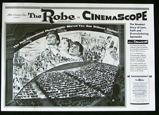 AUSTRALIAN CINEMA POSTER Regent Theatre Sydney Cinemascope The Robe