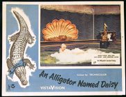 AN ALLIGATOR NAMED DAISY Lobby card 1 1955 Donald Sinden