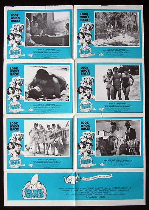PACIFIC BANANA ’81 John Lamond GRAEME BLUNDELL Rare Photo Sheet poster